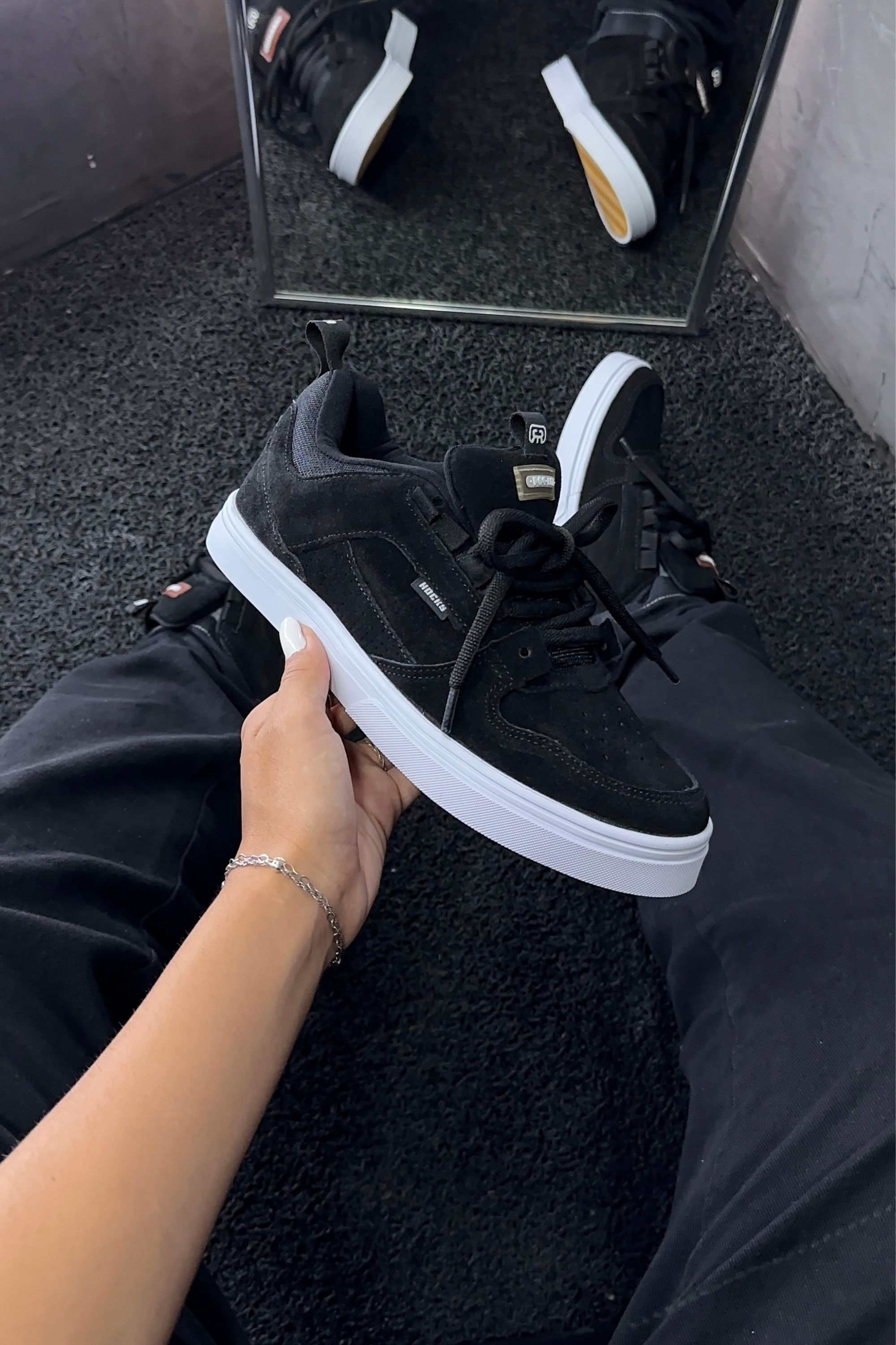 Tênis Hocks CalÃ§a Hocks Preta Tênis Hocks Coruna MID Preto